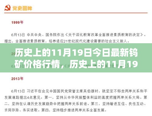 歷史上的11月19日鎢礦價格行情詳解，獲取與分析指南