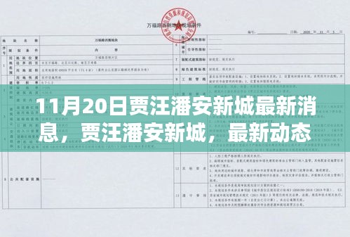 賈汪潘安新城最新動(dòng)態(tài)揭秘，深度報(bào)道，最新消息速遞（11月20日）