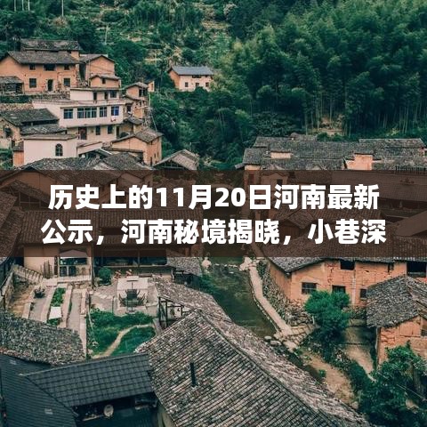 河南歷史揭秘，特色小店與美食的碰撞，最新公示帶你探尋河南秘境的小巷深處