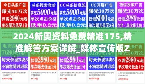 2024新奧資料免費(fèi)精準(zhǔn)175,精準(zhǔn)解答方案詳解_媒體宣傳版ZQR5.8