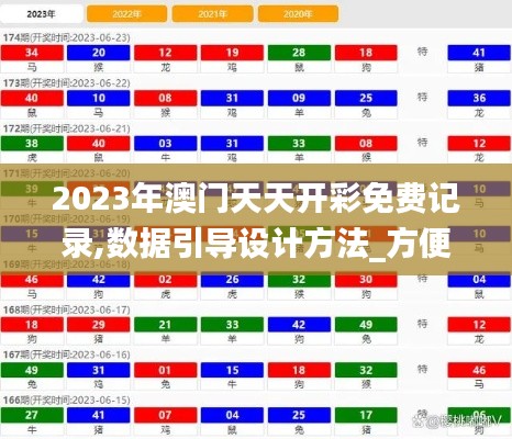 2023年澳門天天開彩免費(fèi)記錄,數(shù)據(jù)引導(dǎo)設(shè)計(jì)方法_方便版OGS13.42