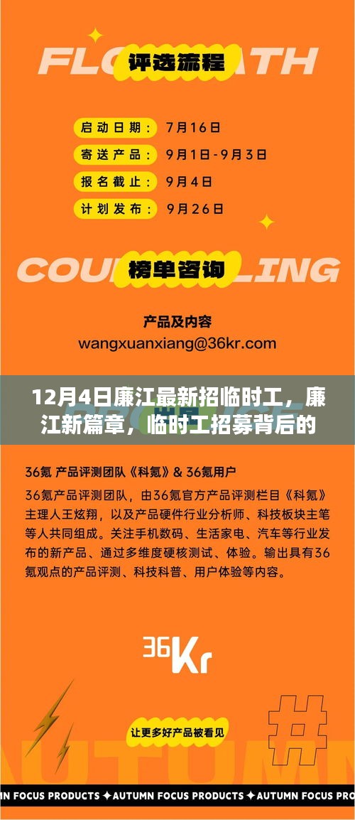 廉江新篇章，臨時(shí)工招募背后的故事與深遠(yuǎn)影響揭秘