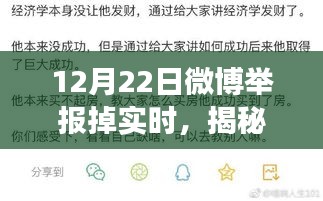 揭秘微博舉報(bào)失效事件，網(wǎng)絡(luò)監(jiān)管面臨實(shí)時(shí)動(dòng)態(tài)挑戰(zhàn)，12月22日微博遭遇監(jiān)管風(fēng)波