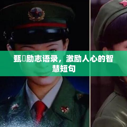 甄嬛勵(lì)志語錄，激勵(lì)人心的智慧短句