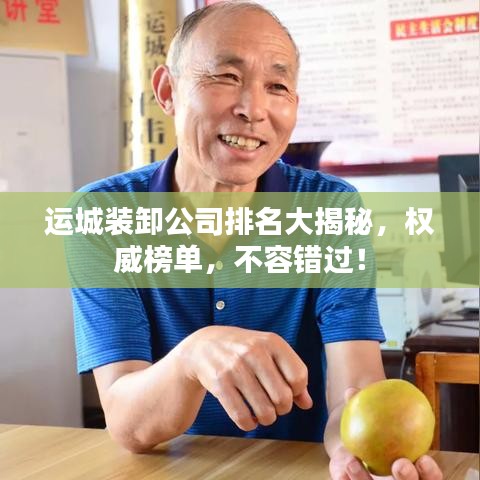 運城裝卸公司排名大揭秘，權(quán)威榜單，不容錯過！
