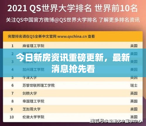 今日新房資訊重磅更新，最新消息搶先看