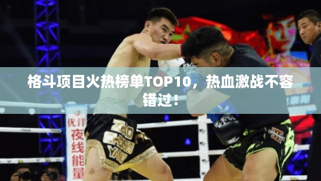 格斗項(xiàng)目火熱榜單TOP10，熱血激戰(zhàn)不容錯(cuò)過(guò)！