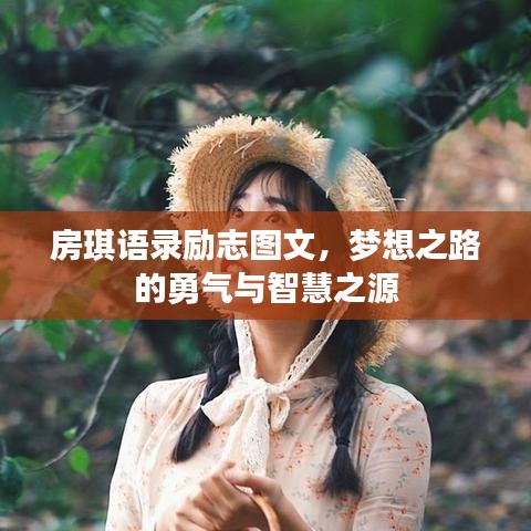房琪語錄勵志圖文，夢想之路的勇氣與智慧之源